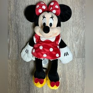 Disney Store Genuine Original Authentic Minnie Mouse 18 Inches Bean Bottom Plush